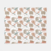 BOHO美的パターンA11 フリースブランケット (正面(横))