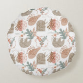 BOHO美的パターンA11 ラウンドクッション (裏面)