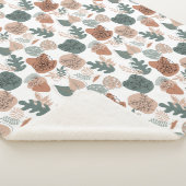 BOHO美的パターンA12x4.white シェルパブランケット (3/4)