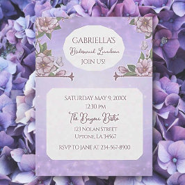 BOHO美麗！ ブライズメイドのランチ会 フラット招待状 招待状