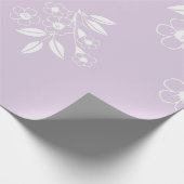 Boho花カラフル柄の美学 ラッピングペーパー (角)