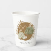 Boho花模様ベビーシャワー 紙コップ (裏面)