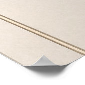 Boho花模様座席表 ポスター (角)