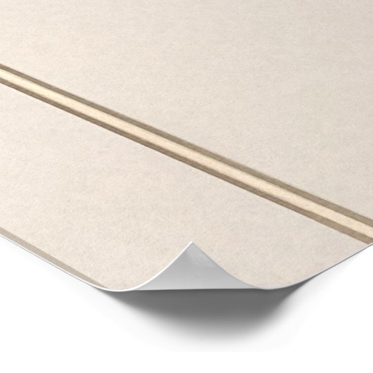 Boho花模様座席表 ポスター (角)