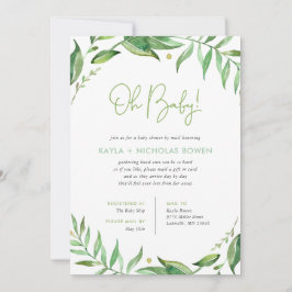 Boho葉Baby Shower by Mail 招待状