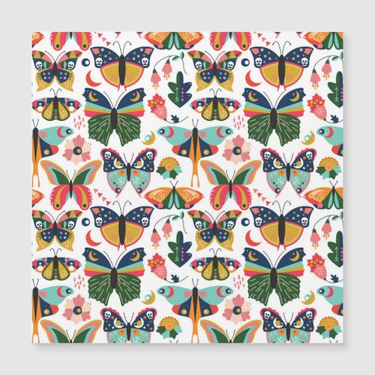 Boho蝶：シームレスな壁紙パターン。 (正面)