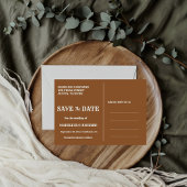 Boho西エレガントカウボーイウェディング日付を保存 招待状