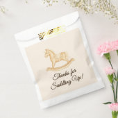 Boho西ロッキングホース赤ちゃんシャワー フェイバーバッグ (封をした状態)