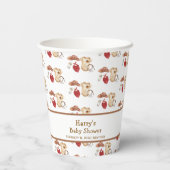 Boho西素朴カウボーイ服ベビーシャワー 紙コップ (裏面)