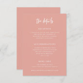 Boho詳細エンクロージ結婚ョンカードの情報C103 サンキューカード (正面/裏面)