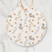 Boho赤ちゃん服甘い男の赤ちゃん赤ちゃんシャワー フェイバータグ (裏面)