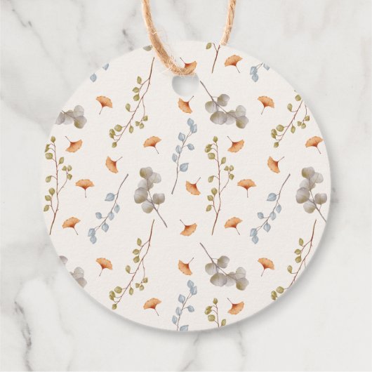 Boho赤ちゃん服甘い男の赤ちゃん赤ちゃんシャワー フェイバータグ (裏面)