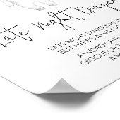 Boho赤ちゃん衣赤ちゃんシャワー深夜おむつ ポスター (角)