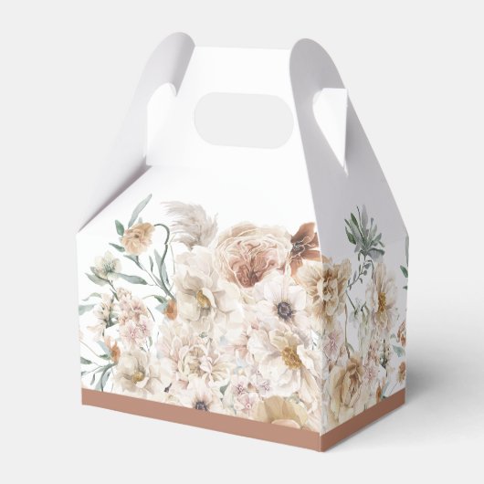 Boho赤男女兼用ちゃんシャワーお願いボックス フェイバーボックス (裏面サイド)