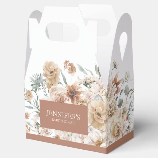 Boho赤男女兼用ちゃんシャワーお願いボックス フェイバーボックス (オープン)