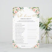 Boho赤面ピンクフローラは花嫁を知ってい最高のる (スタンド正面)