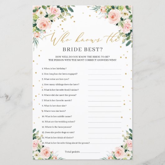 Boho赤面ピンクフローラは花嫁を知ってい最高のる (正面)