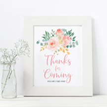 Boho赤面ピンクフローラ感謝していシャワーfor 来s