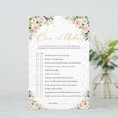 Boho赤面ピンクフローラ金ゴールドオーバーまたはゲーム中 (スタンド正面)