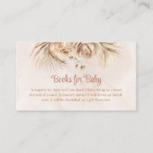 Boho赤面フローラベビーカード用ブック エンクロージャーカード (正面)