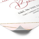 Boho赤面フローラ金ゴールド推測どのぐらいグミベア ポスター (角)