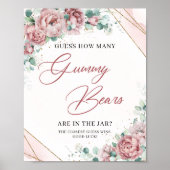 Boho赤面フローラ金ゴールド推測どのぐらいグミベア ポスター