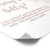 Boho金ゴールドバタフライどのように大きいママの腹のゲーム ポスター (角)