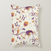 Boho金ゴールド紫ブラシアクセント枕 アクセントクッション (正面(垂直))