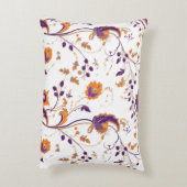 Boho金ゴールド紫ブラシ付きアクセント枕 アクセントクッション (裏面(縦))