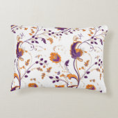 Boho金ゴールド紫ブラシ付きアクセント枕 アクセントクッション (裏面)