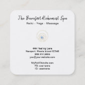 *~* Boho金ゴールド聖地ルナ月 スクエア名刺 (裏面)