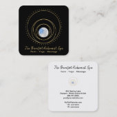 *~* Boho金ゴールド聖地ルナ月 スクエア名刺 (正面/裏面)