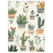 Boho鉢植え植物カスタム植物愛好家 クリップボード (裏面)