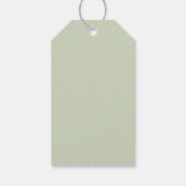 Boho鉢植え赤ちゃんシャワーありがとう ギフトタグ (裏面)