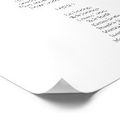 Boho銅パンパフローライベント座席表–9 ポスター (角)