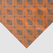 Boho銅青グラフィックアールデコ 薄葉紙 (詳細)