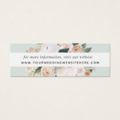 Boho開花結婚のWebサイト挿入カード |ミニ (正面)