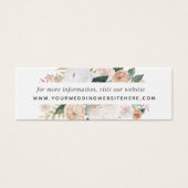 Boho開花結婚のWebサイト挿入カード |ミニ (正面)