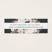 Boho開花結婚のWebサイト挿入カード |ミニ (正面)