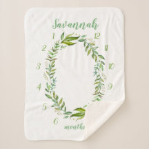 Boho離れベビー名月次マイルストーンフォト