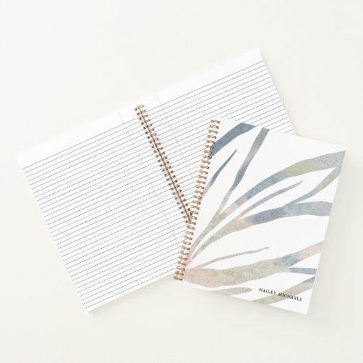 Boho離れ抽象芸術(名パーソナライズされた前) ノートブック (内部)