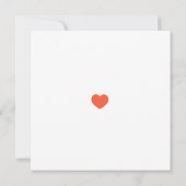 BOHO鮮やかトスカニーブルゴーニュの珊瑚の日付を保存 招待状 (裏面)