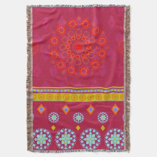 BOHO1マンダラ – ブランケット (正面縦)