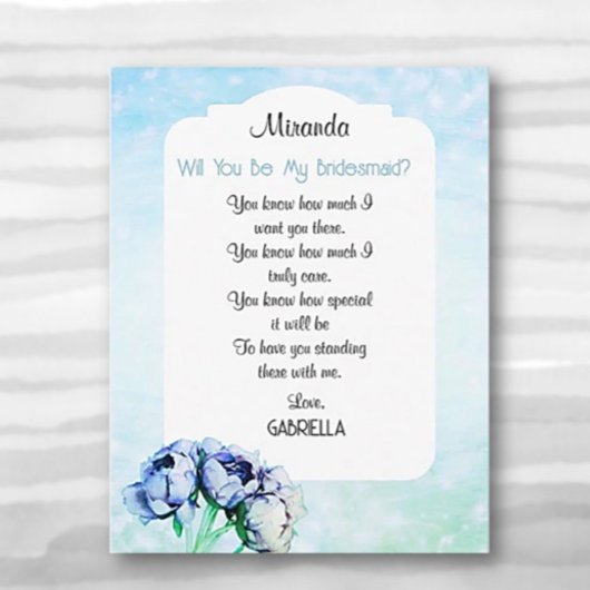 BOHO エレガンス！私のウェディングパーティにいてくれる？カード 招待状