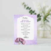 BOHO エレガンス！私のメイド・オブ・オナーになってくれますか？カード 招待状 (スタンド正面)