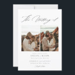 Boho エレガント Script QRコード写真バジェット結婚ズ 招待状<br><div class="desc">BohoスクリプトQRコード写真エレガント予算結婚式招待状であなたの愛の物語をキャプチャ。この素朴なエレガントまだカードは屋外の砂漠の目的地の結婚式に理想的である。暖かいベージュのパレットとミニマルなデザインで、それは永遠の魅力とモダンスタイルをブレンドする。手書きの書道は個性を加え、QRコードはRSVPやアクセス詳細への便利な方法を提供する。恋愛と洗練されたシンプルさカジュアルを大切にするカップルに最適な、この両面招待状は、愛と美しいに満ちた一日のトーンを設定する。</div>