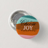 Boho、カラフル前向き引用文 缶バッジ (正面&裏面)