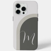 Boho スタイリッシュ ArchとScript Monogram Case-Mate iPhoneケース (裏面)