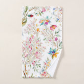 Boho,トレンディー,水彩,シック,パステルモダンホテル バスタオルセット (ハンドタオル)