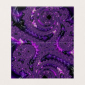 Boho ファンキー Purpleデジはっきりしたタル抽象芸術フラクタル (外部フラット)